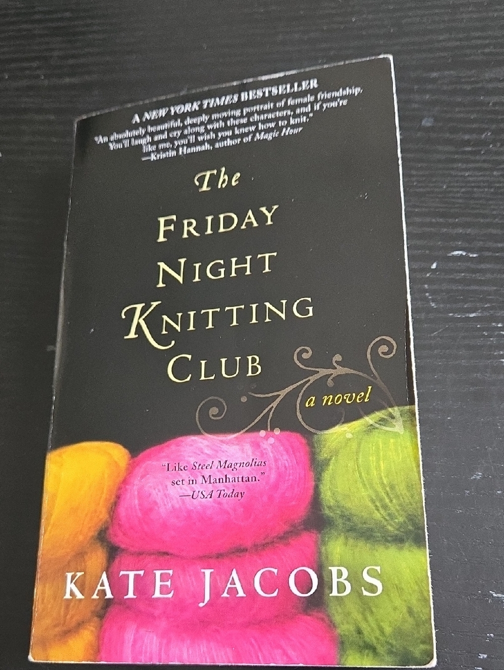 The Friday Night Knitting Club Sweater Graphic - Pink, Green, Orange